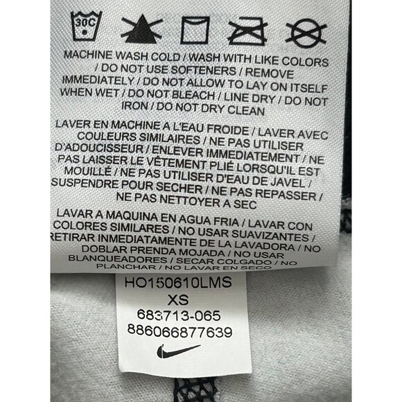 Nike Pro Dri-FIT Compression Leggings Womens XS Gray Black Workout Running - Picture 10 of 11